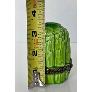 Vtg 1970s LEFTON Asparagus Ceramic Salt Shaker Japan H5311